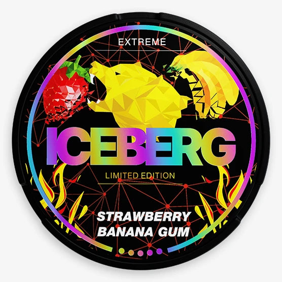 ICEBERG - STRAWBERRY BANANA GUM - EXTREME