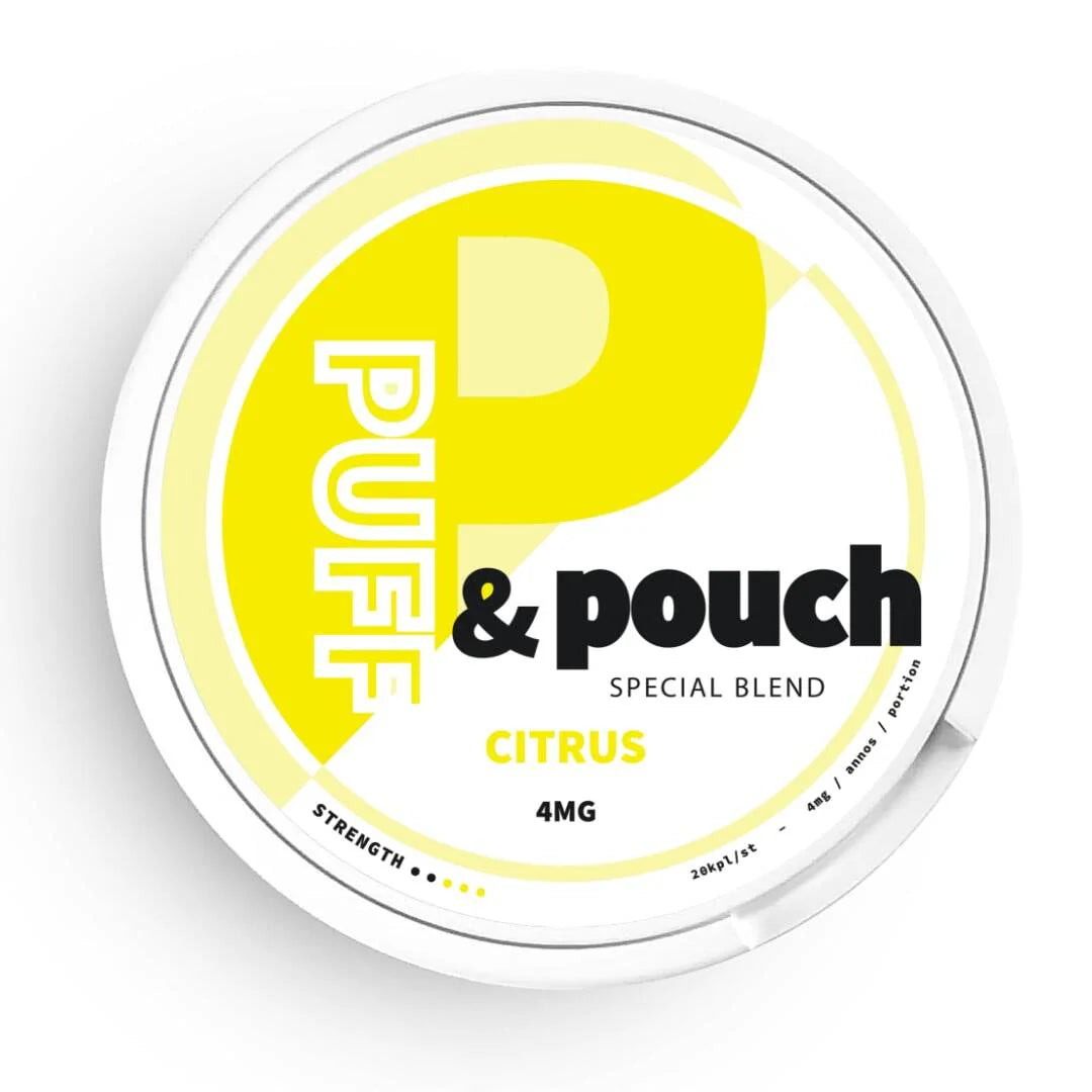 PUFF & POUCH - CITRUS - 4MG