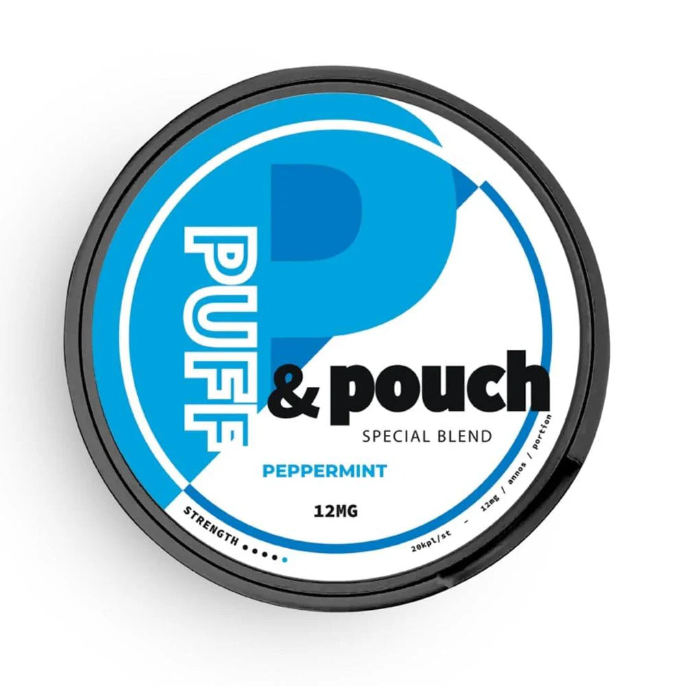 PUFF & POUCH - PEPPERMINT - 12MG